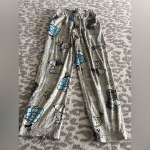mens puffer jacket snoopy pj pants
